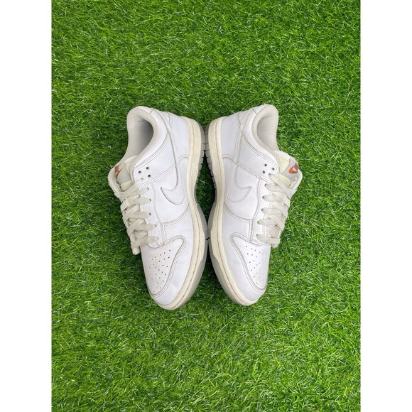 Nike Dunk Low SE Rainbow Lace Swoosh White Size Women’s 6 - Picture 5 of 7